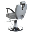 Barber krėslas Hektor BH-3208 pilkas, profesionalus