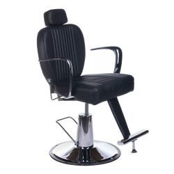 Barber kėdė Olaf BH-3273 (juoda) – modernus dizainas, maksimalus stabilumas ir Premium komfortas jūsų salonui