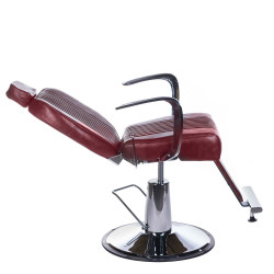 Barber kėdė Olaf BH-3273, bordo | Barberiams