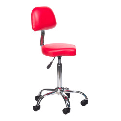 Profesionali meistro kėdė BH-7268 (raudona) – ergonomiškas dizainas, mobilumas ir maksimalus patogumas kasdieniam darbui