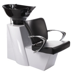 Kirpyklinė plautuvė Livio BH-8012 (juoda) – moderni elegancija, maksimalus stabilumas ir Premium komfortas jūsų salonui