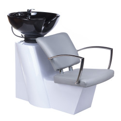 Kirpyklinė plautuvė Livio BH-8012 (pilka) – moderni elegancija, maksimalus stabilumas ir Premium komfortas jūsų salonui