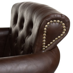 Kirpimo kėdė Alberto BH-8038, ruda