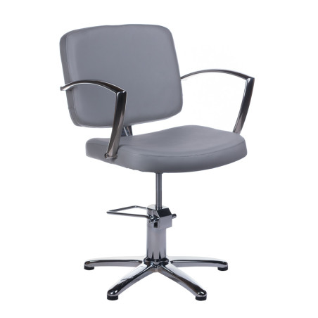 Profesionali kirpyklinė kėdė Dario BH-8163 (pilka) – skandinaviškas minimalizmas, elegancija ir Premium komfortas jūsų salonui