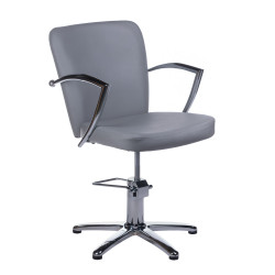Profesionali kirpimo kėdė Livio BH-8173 (pilka) – solidi elegancija, maksimalus stabilumas ir Premium komfortas jūsų salonui