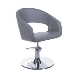 Profesionali kirpyklinė kėdė Paolo BH-8821 (pilka) – skandinaviškas minimalizmas, elegancija ir Premium komfortas jūsų salonui
