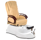 SPA pedikiūro krėslas BR-3820D kreminis grožio salonams