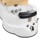 SPA pedikiūro krėslas BR-3820D kreminis grožio salonams