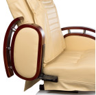 SPA pedikiūro krėslas BR-3820D kreminis grožio salonams