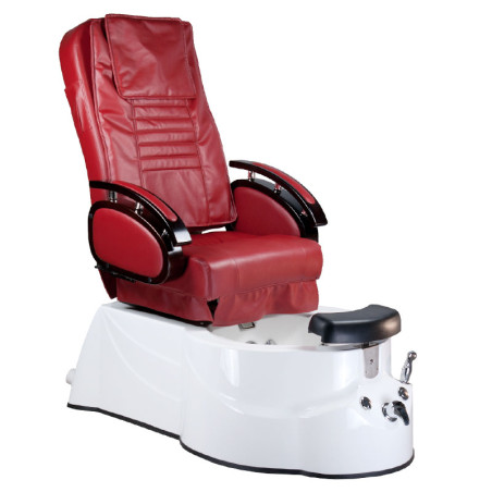 SPA pedikiūro krėslas BR-3820D, raudonas | GrožioSalonams.lt
