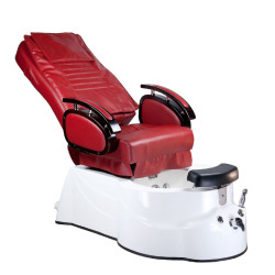 SPA pedikiūro krėslas BR-3820D, raudonas | GrožioSalonams.lt