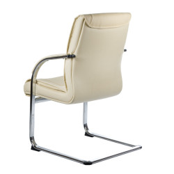 Biuro kėdė BX-3345, kreminė – patogumas salonams