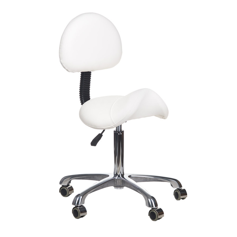 Meistro kėdė BY-8373 balta su atlošu
