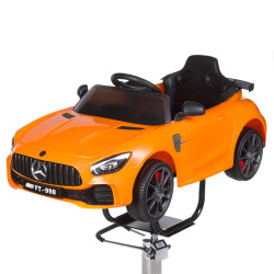 Vaikiška kirpimo kėdė-automobilis Mercedes BCH-620 (Oranžinė)