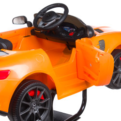 Vaikiška kirpimo kėdė-automobilis Mercedes BCH-620 (Oranžinė)