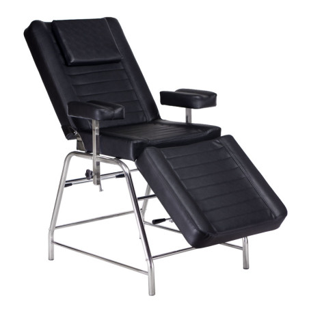 Mechaninis kosmetologinis krėslas BD-3602 (juodas) – solidus dizainas ir patikimas stabilumas jūsų salonui