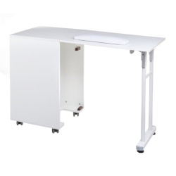 Manikiūro stalas BD-3802, baltas | 2 viename