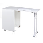 Manikiūro stalas BD-3802, baltas | 2 viename