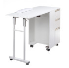 Manikiūro stalas BD-3802, baltas | 2 viename