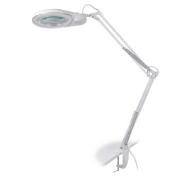 Stalinė LED lempa-lupa BSL-06 5 dpi, balta