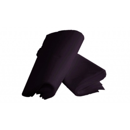 Juoda vienkartinė paklodė 215x100 cm | Grožio salonams