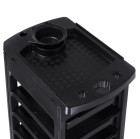 Kirpyklinis vežimėlis NG-ST008 – juodas, salonams