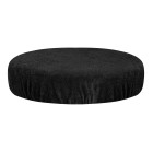 Kilpinis užvalkalas kėdutei su guma, juodas