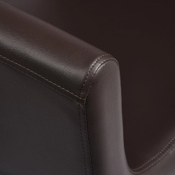 Kirpyklinė kėdė Gabbiano Mataro, ruda – salono įrangai