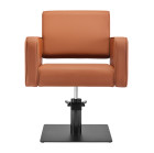 Kirpyklinė kėdė Gabbiano Bilbao, ruda