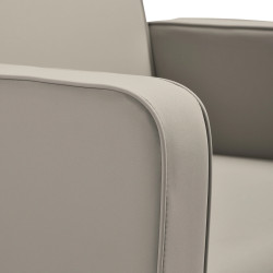 Gabbiano Bilbao kirpyklinė kėdė, pilkai smėlinė