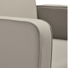 Gabbiano Bilbao kirpyklinė kėdė, pilkai smėlinė