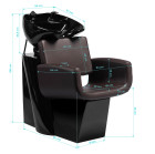 Kirpyklinė plautuvė Gabbiano Mataro ruda