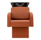 Kirpyklinė plautuvė Gabbiano Elda ruda salonams