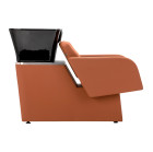 Kirpyklinė plautuvė Gabbiano Elda ruda salonams