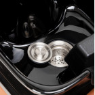 Kirpyklinė plautuvė Gabbiano Elda ruda salonams