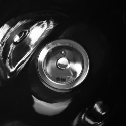 Kirpyklinė plautuvė Gabbiano Bilbao, juoda