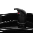 Kirpyklinė plautuvė Gabbiano Bilbao, juoda