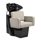 Kirpyklinė plautuvė Gabbiano Bilbao pilkai smėlinė