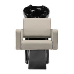 Kirpyklinė plautuvė Gabbiano Bilbao pilkai smėlinė