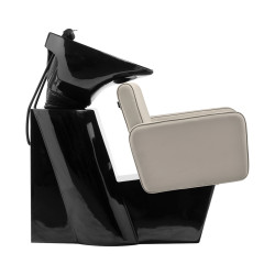 Kirpyklinė plautuvė Gabbiano Bilbao pilkai smėlinė