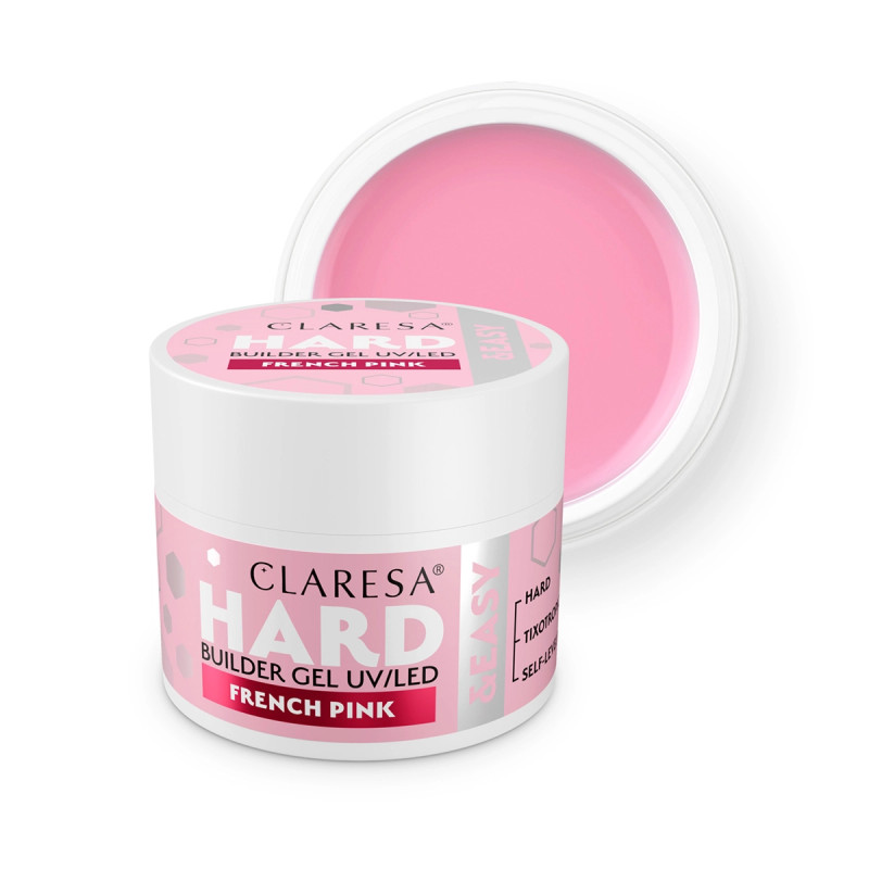 Formuojamasis gelis Claresa Hard&Easy French pink, 45g