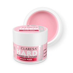 ormuojamasis gelis Claresa Hard&Easy Milky Pink 45 g