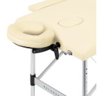 Sulankstomas masažo stalas BALANCE 2 segmentų kreminis