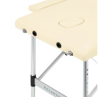 Sulankstomas masažo stalas BALANCE 2 segmentų kreminis