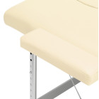 Sulankstomas masažo stalas BALANCE 2 segmentų kreminis