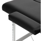 Sulankstomas masažo stalas BALANCE 2 segmentų juodas