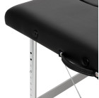 Sulankstomas masažo stalas BALANCE 2 segmentų juodas