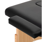 Sulankstomas masažo stalas BALANCE 2 segmentų juodas