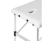 Sulankstomas masažo stalas BALANCE 3 segmentų baltas