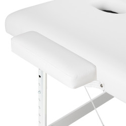 Sulankstomas masažo stalas BALANCE 3 segmentų baltas